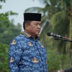 Wabup Deddy Abdul Hamid memimpin apel peringatan HUT Sulut ke-62 dan Harhubnas ke-56 di Bolsel.