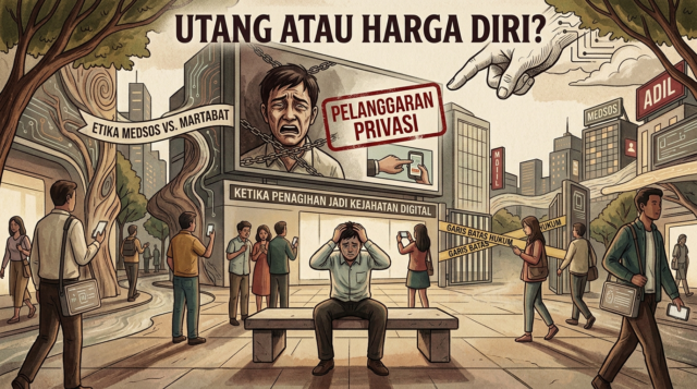 Pantaskah Foto Intim Peminjam Uang Diposting di Medsos?