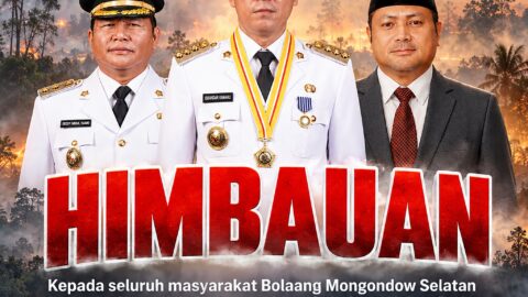 Udara Bolsel Memburuk, Iskandar Imbau Warga Pakai Masker
