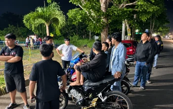 Cegah C3, URC Polres Kotamobagu Bubarkan Tongkrongan di Dua Lokasi
