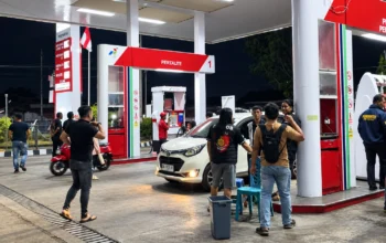 Antisipasi Penimbunan BBM Subsidi, URC dan Tipidter Polres Kotamobagu Sisir 5 SPBU