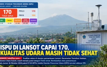 ISPU di Lansot Capai 170, Kualitas Udara Sulut Masih Tidak Sehat 3 Ilustrasi kualitas udara yang tercemar partikel halus di tengah kewaspadaan terhadap dampak karhutla. Pemantauan DLHD Sulawesi Utara di stasiun Lansot, Tomohon Selatan, mencatat ISPU 170 pada Jumat, 16 Oktober 2026 pukul 07.00 WITA.